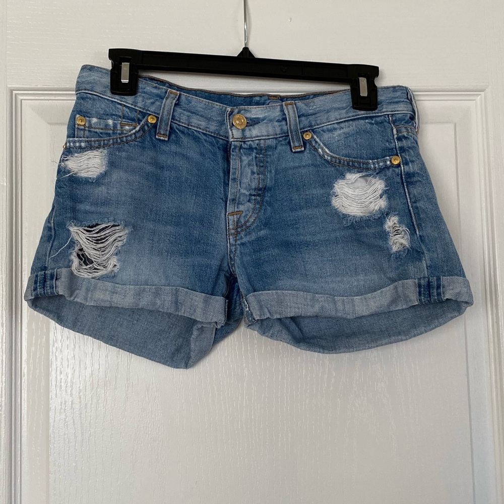 ✨BOGO FREE✨ 7 for All Mankind Roll Up Jean Shorts